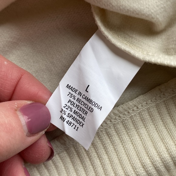 NWT Large Womens Quarter Zip Sweatshirt - Picture 4 of 8